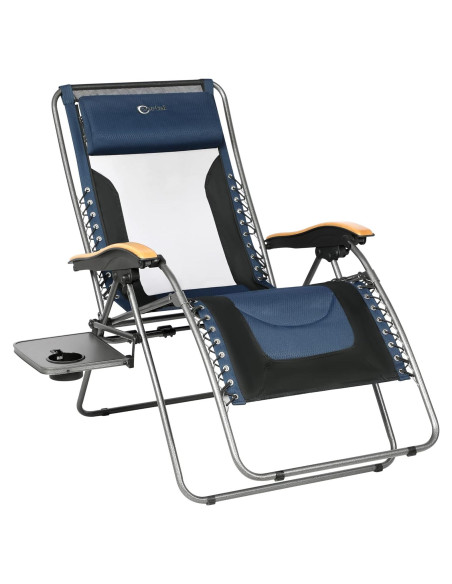 Silla de Patio Reclining Portal XL con Almohadas y Porta Vasos