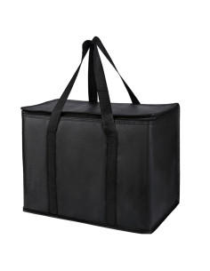 Bolsa de Compras Aislada Musbus 2 Pack Negra 40.6x31.8x22.9cm