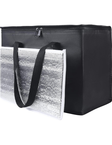 Bolsa de Compras Aislada Musbus 2 Pack Negra 40.6x31.8x22.9cm