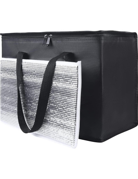 Bolsa de Compras Aislada Musbus 2 Pack Negra 40.6x31.8x22.9cm