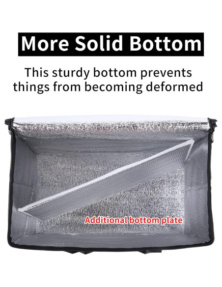 Bolsa de Compras Aislada Musbus 2 Pack Negra 40.6x31.8x22.9cm