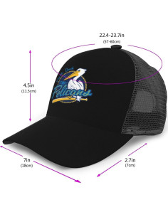 Gorra de Malla Ajustable ESITIT para Sol y Golf Unisex Negra 2