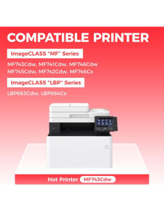 Juego de cartuchos de tóner JCTONER 055-4 compatible Canon 2