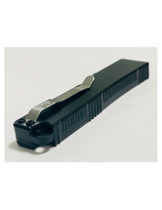 Mini Cuchillo de Bolsillo RzrTech Negro con Clip 13.34 cm
