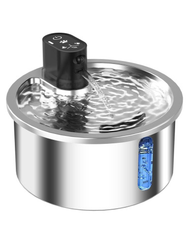 Fuente de Agua Inalámbrica Jzla Pro 3.2L Acero Inoxidable