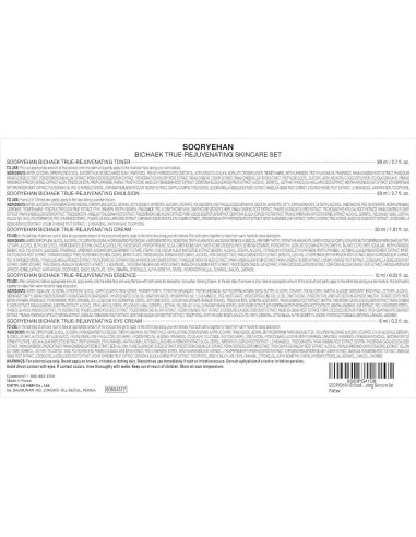 Conjunto de Cuidado de la Piel Sooryehan Bichaek 206 ml - Rejuvenecedor