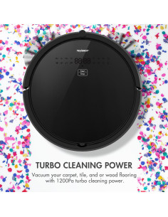 Aspiradora Robot Tenergy Otis 1200Pa, Control Remoto, 0.9L 2