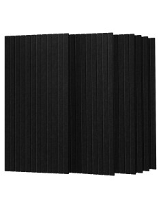 Panel Acústico UMIACOUSTICS 6 Piezas 120x60 cm Negro
