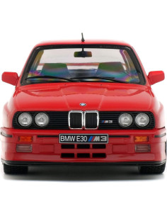 Coche Miniatura Coleccionable BMW M3 E30 1990 Rojo 1:18 2