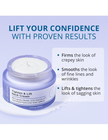 Crema para el Cuello goPure - Apreta y Levanta 6.1cm