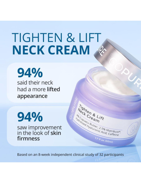 Crema para el Cuello goPure - Apreta y Levanta 6.1cm