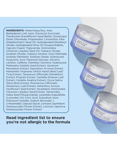 Crema para el Cuello goPure - Apreta y Levanta 6.1cm