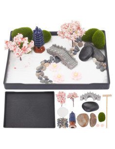Kit de Jardín Zen WEBEEDY - Mini Jardín Japonés 21.2x15.7cm