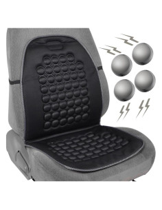 Cojín de Asiento Magnético BDK - Terapia de Masaje Negro