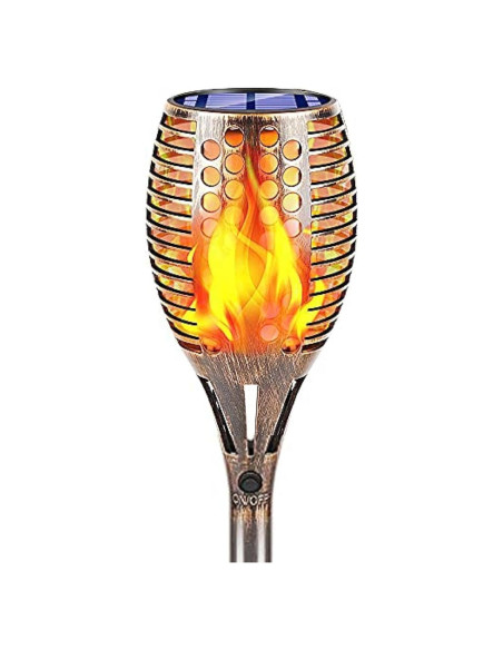 Luces Solares TomCare 43" Llamas Parpadeantes 96 LED