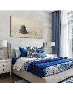 Arte en Lienzo Zen 50x100cm Enmarcado para Decoración Moderna 2