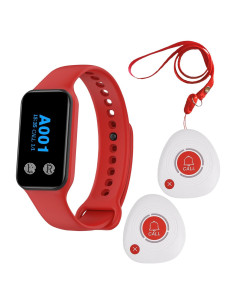 Sistema de Llamada Inalámbrico WNKRUN CS-200VT con Reloj y 2 Botones