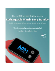 Sistema de Llamada Inalámbrico WNKRUN CS-200VT con Reloj y 2 Botones 2