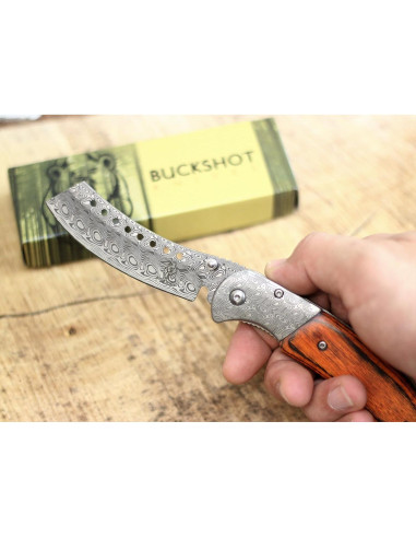 Cuchillo de bolsillo Wartech Buckshot 20.32 cm acero inoxidable