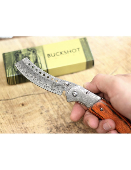 Cuchillo de bolsillo Wartech Buckshot 20.32 cm acero inoxidable