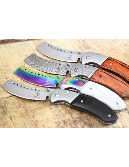 Cuchillo de bolsillo Wartech Buckshot 20.32 cm acero inoxidable