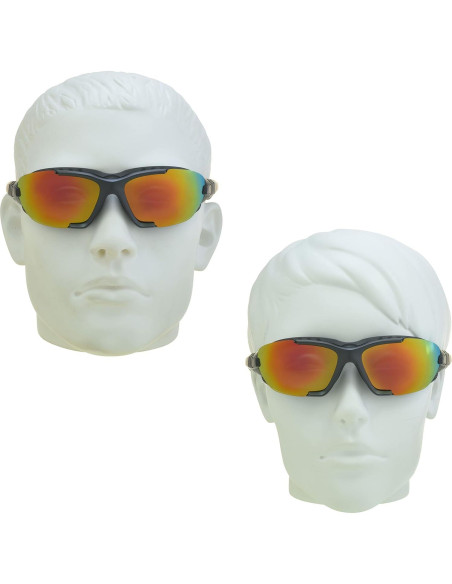 Gafas de seguridad Bikershades Slider Naranja con almohadilla