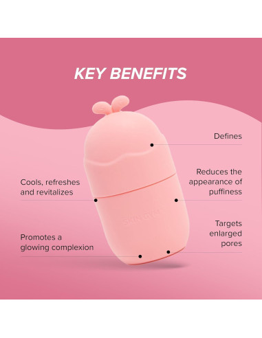 Rodillo de Hielo Skin Gym LP009 para la Cara 15x7cm