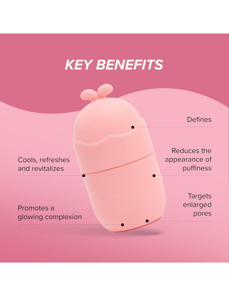 Rodillo de Hielo Skin Gym LP009 para la Cara 15x7cm