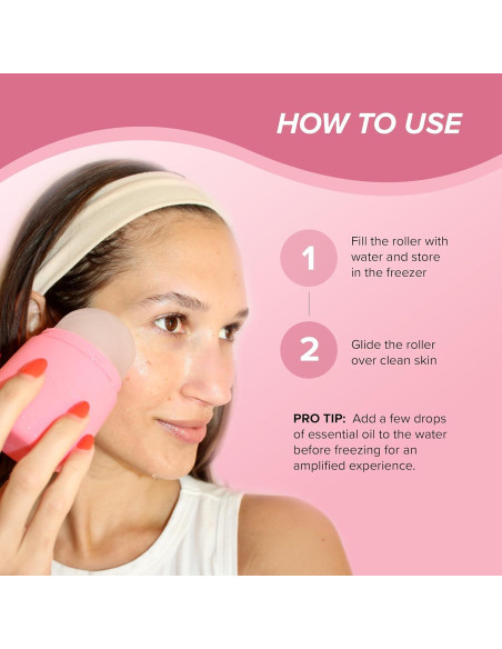 Rodillo de Hielo Skin Gym LP009 para la Cara 15x7cm