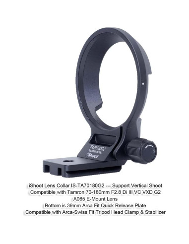 Anillo de Montaje en Trípode iShoot para Tamron 70-180mm F2.8
