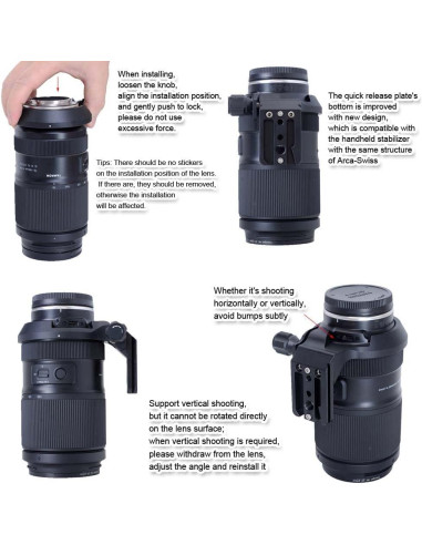 Anillo de Montaje en Trípode iShoot para Tamron 70-180mm F2.8