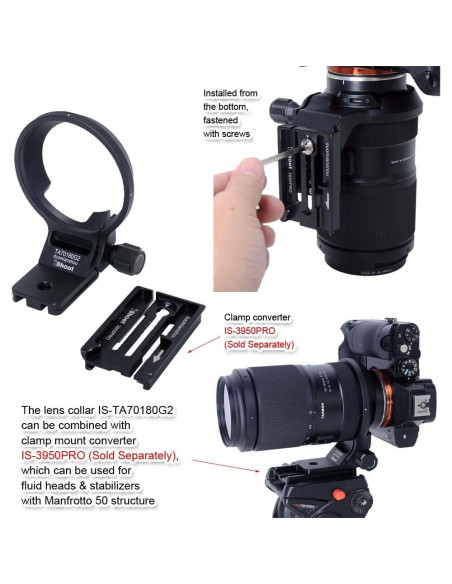 Anillo de Montaje en Trípode iShoot para Tamron 70-180mm F2.8