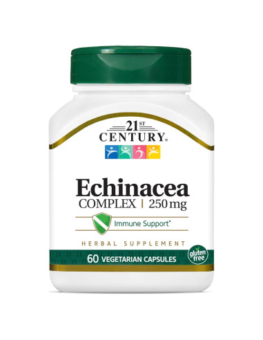Extracto de Equinácea Siglo 21 Cápsulas Veganas 60 Unidades