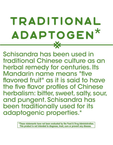 Cápsulas de Schizandra Nature's Way 100 Unidades (Paquete de 2)