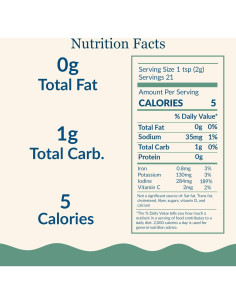 Granulados de Dulse Orgánico Maine Coast 85 g - Sazonador Saludable 2