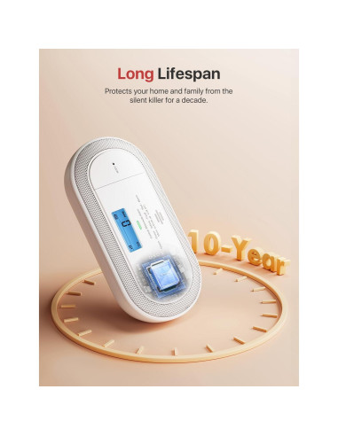 Detector de Monóxido de Carbono X-Sense Wi-Fi XC0C-iA 1-Pack