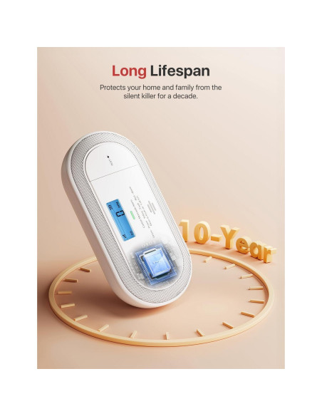 Detector de Monóxido de Carbono X-Sense Wi-Fi XC0C-iA 1-Pack