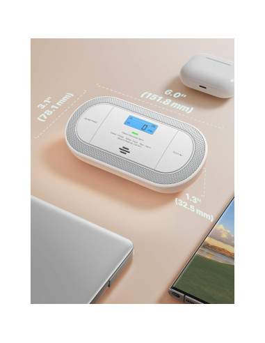 Detector de Monóxido de Carbono X-Sense Wi-Fi XC0C-iA 1-Pack