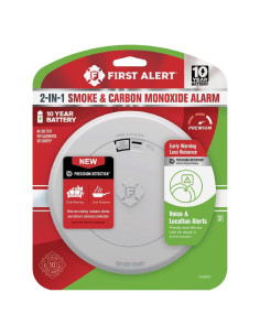 Detector de Humo y Monóxido de Carbono First Alert 10 Años