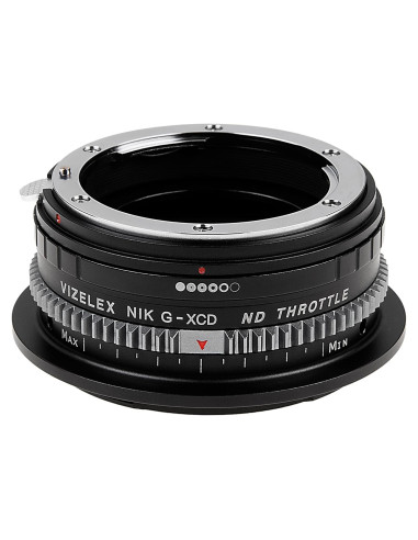 Adaptador de lente Fotodiox Pro Nikon F a Hasselblad XCD con ND variable