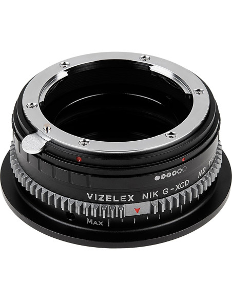 Adaptador de lente Fotodiox Pro Nikon F a Hasselblad XCD con ND variable