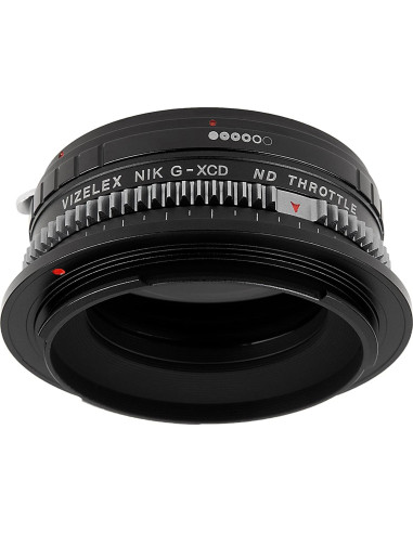 Adaptador de lente Fotodiox Pro Nikon F a Hasselblad XCD con ND variable