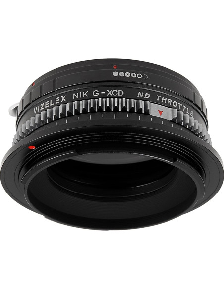 Adaptador de lente Fotodiox Pro Nikon F a Hasselblad XCD con ND variable