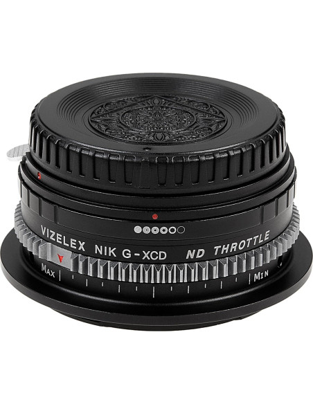 Adaptador de lente Fotodiox Pro Nikon F a Hasselblad XCD con ND variable