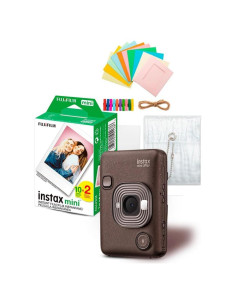 Cámara Instantánea Híbrida Fujifilm Instax Mini LiPlay Bronce