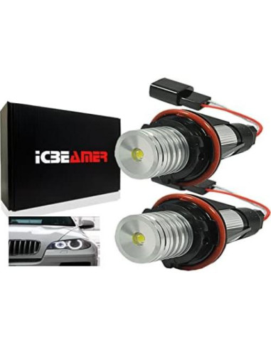 Bombillas LED Angel Eyes ICBEAMER para BMW E39 E53 E60 12V 6W