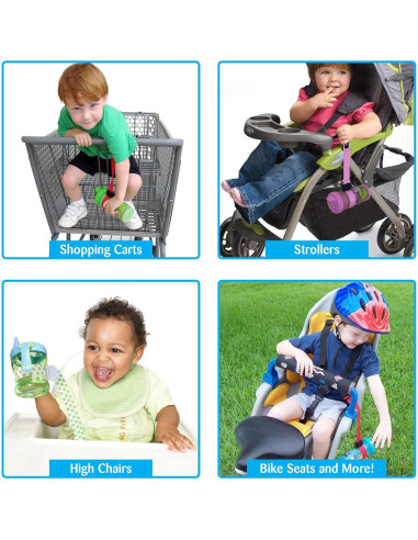 Correa para Taza Sippy SippyPal Negra Ajustable y Segura