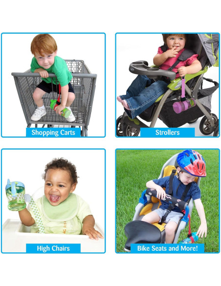 Correa para Taza Sippy SippyPal Negra Ajustable y Segura