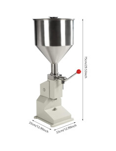 Máquina de Llenado Manual Acero Inoxidable 10L 5-50ml 2