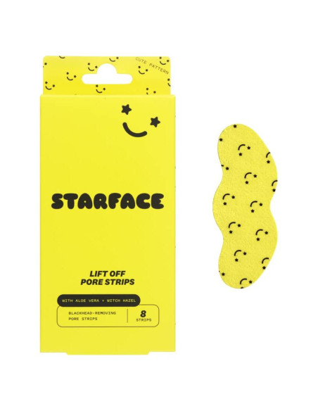 Tiras para Poros Starface Lift Off - 8 Unidades, Remueve Puntos Negros